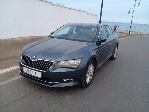 Professional driver greeting a client at Rabat Airport